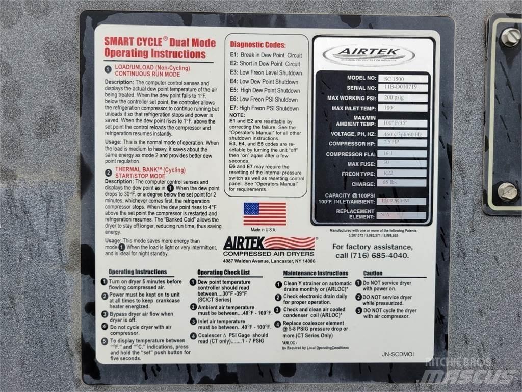  AIRTEK SC 1500 压缩空气干燥器