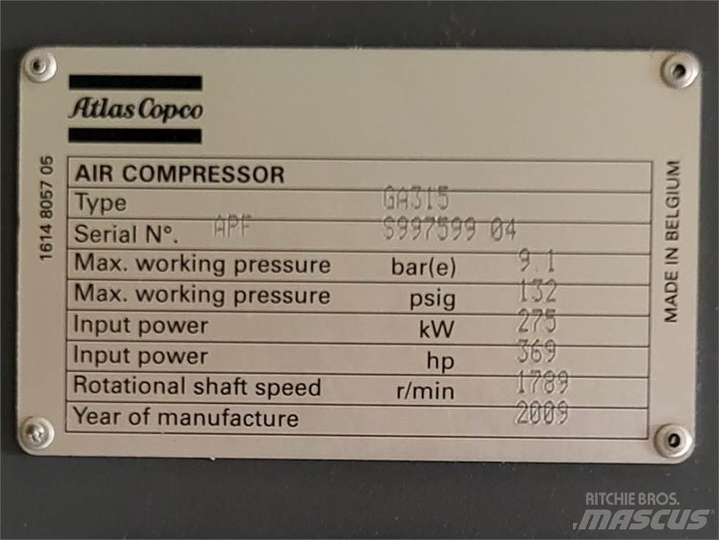 Atlas Copco GA315 压缩机