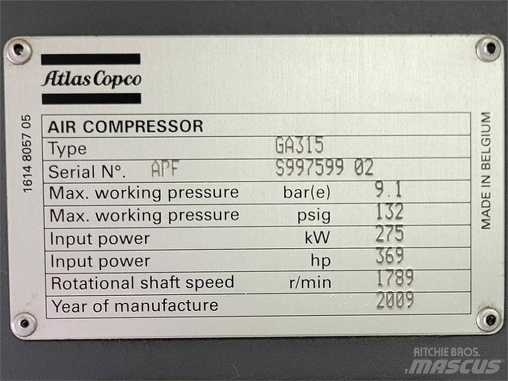 Atlas Copco GA315 压缩机