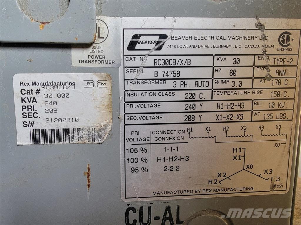  BEAVER RC30CB/X/B 建筑机械-其他