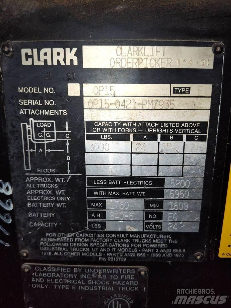 Clark OP-15 建筑机械-其他