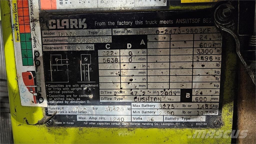 Clark TMX25 建筑机械-其他