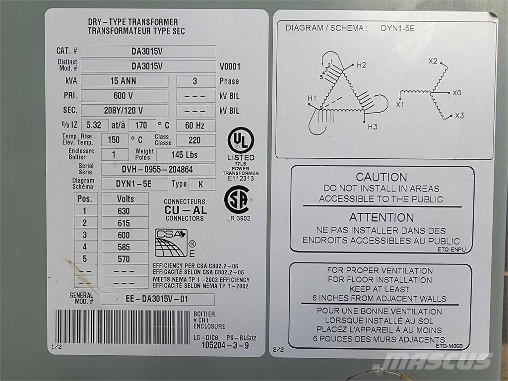 Delta DA3015V 建筑机械-其他