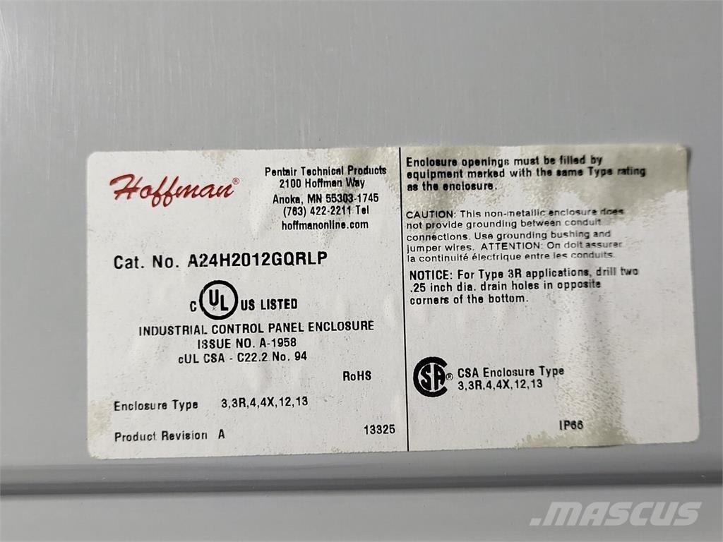 Hoffman A24H2012GQRLP 建筑机械-其他
