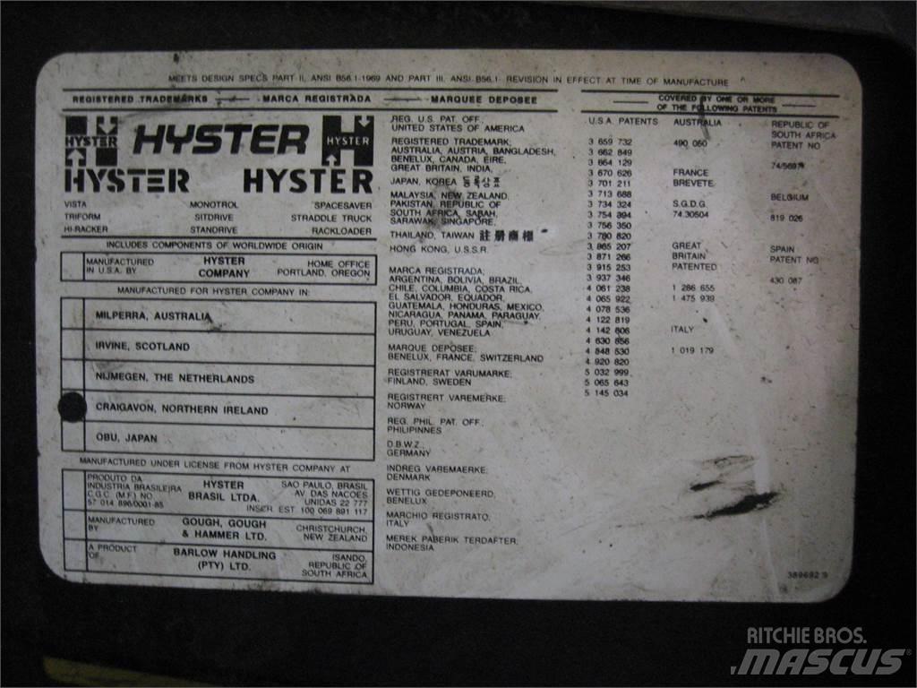 Hyster H60XM 建筑机械-其他