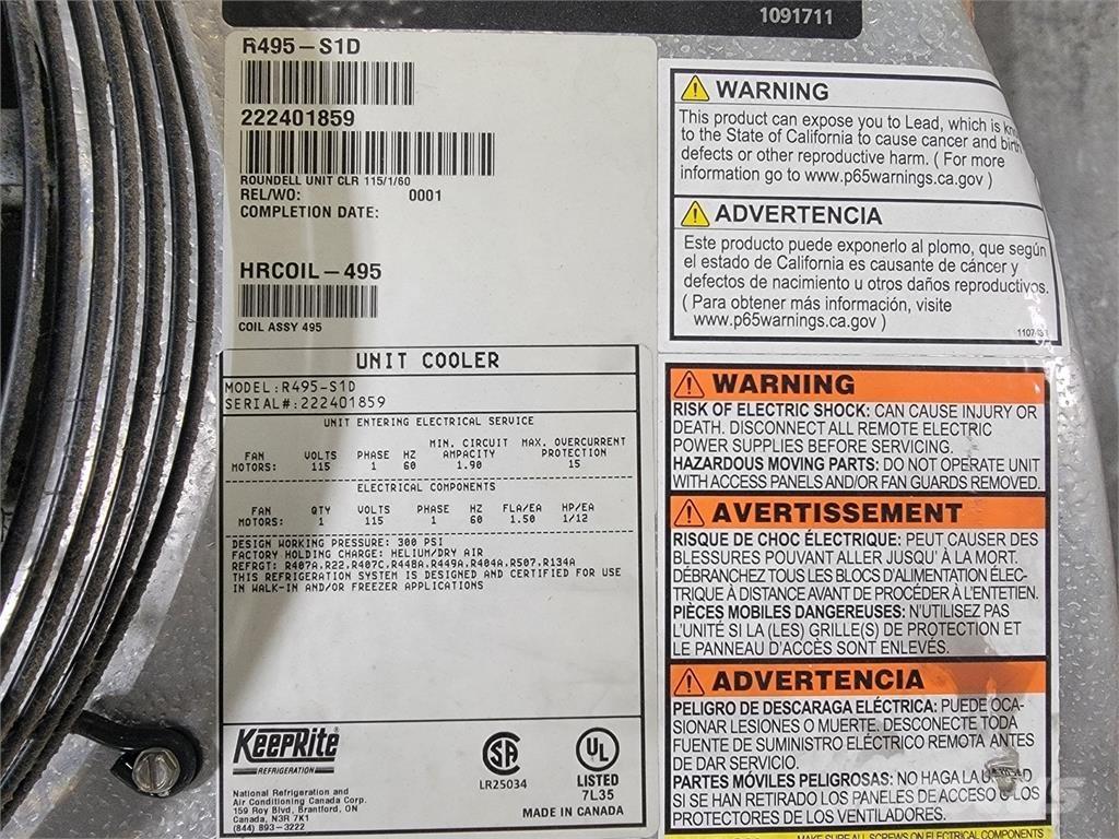  KEEPRITE R495-S1D 加热和解冻设备