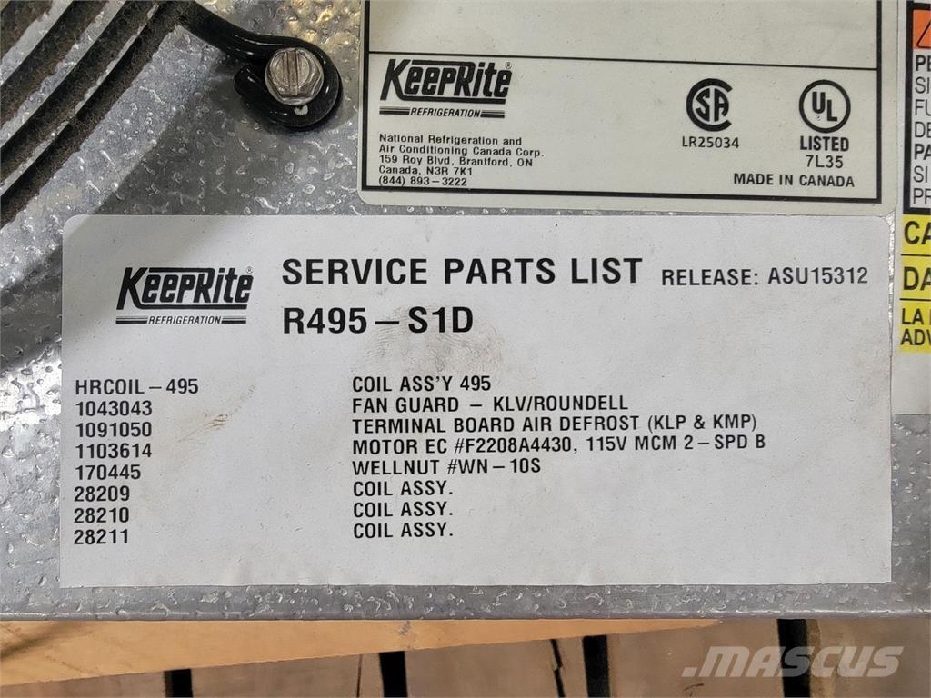  KEEPRITE R495-S1D 加热和解冻设备