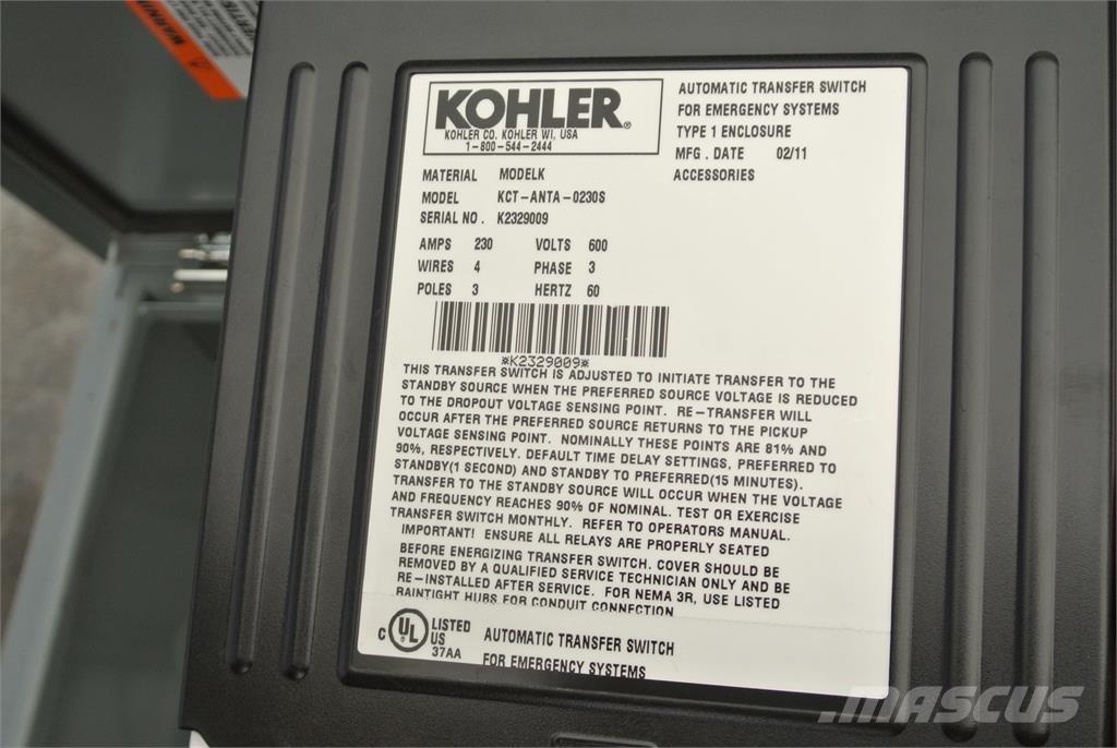 Kohler KCT-ANTA-2030S 建筑机械-其他