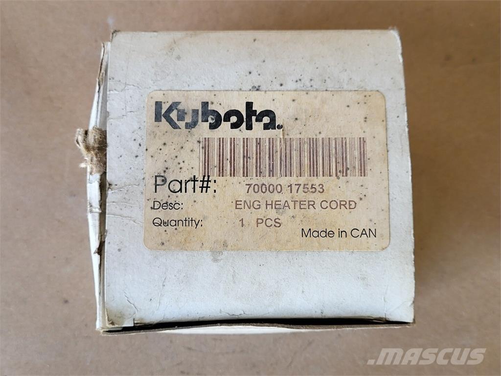 Kubota 70000-17553 建筑机械-其他