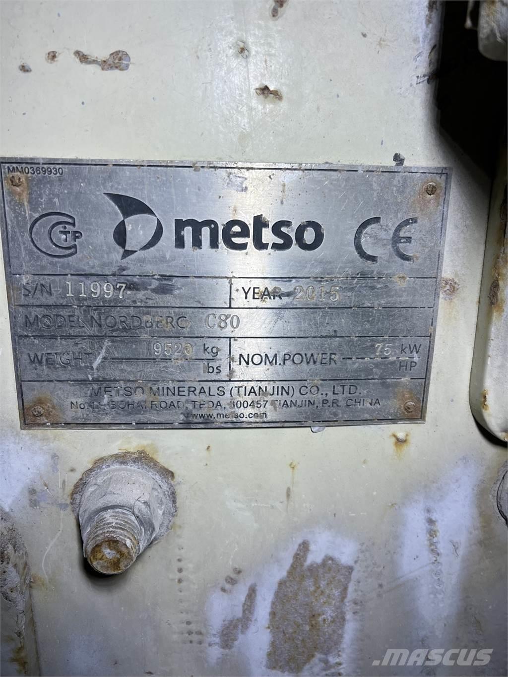Metso C80 破碎机
