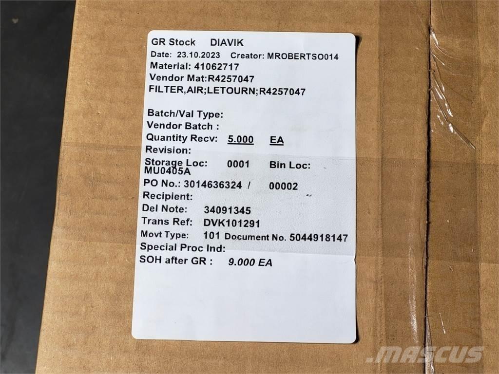 P&H R4257047 建筑机械-其他