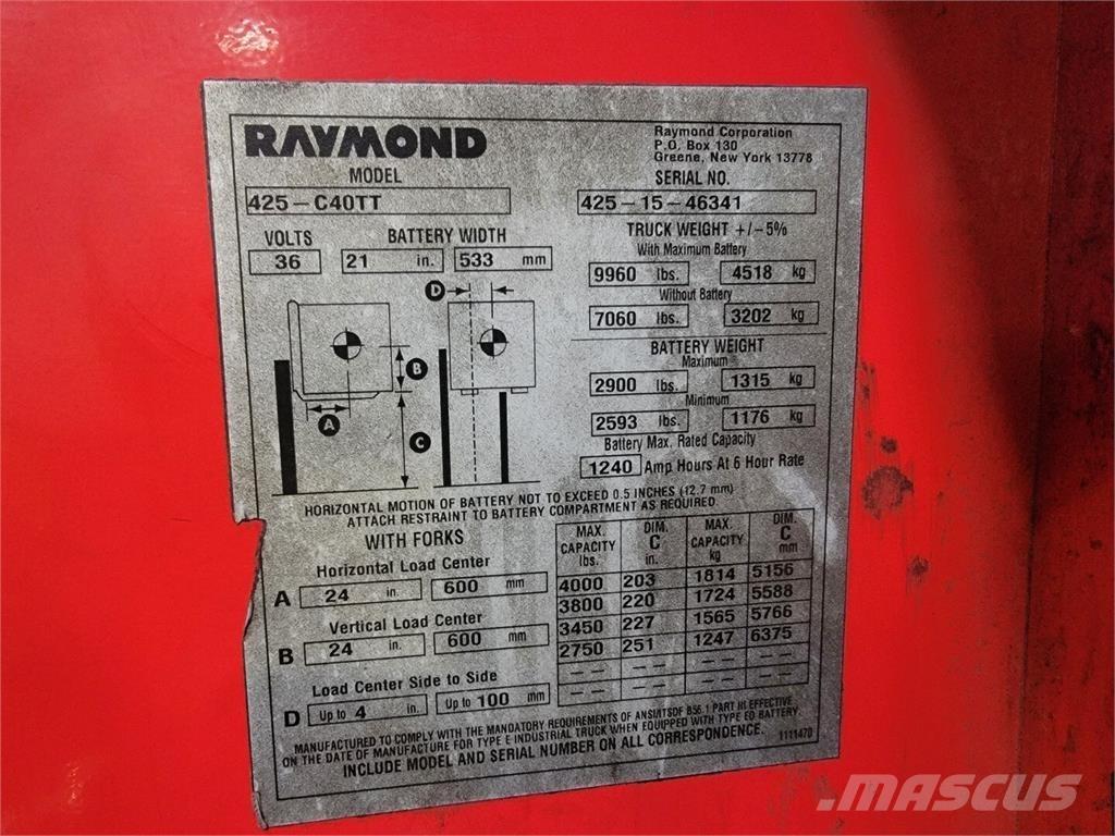 Raymond 425-C40TT 建筑机械-其他
