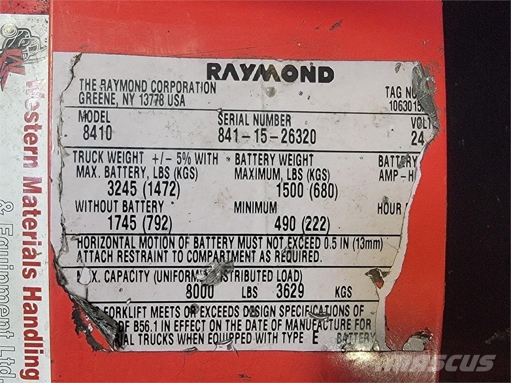 Raymond 8410 建筑机械-其他