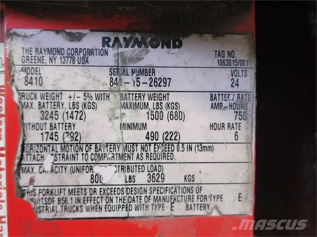 Raymond 8410 建筑机械-其他