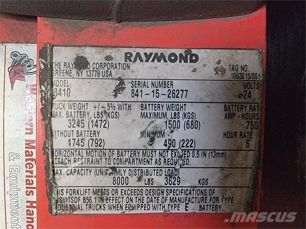 Raymond 8410 建筑机械-其他