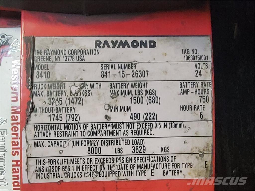 Raymond 8410 建筑机械-其他
