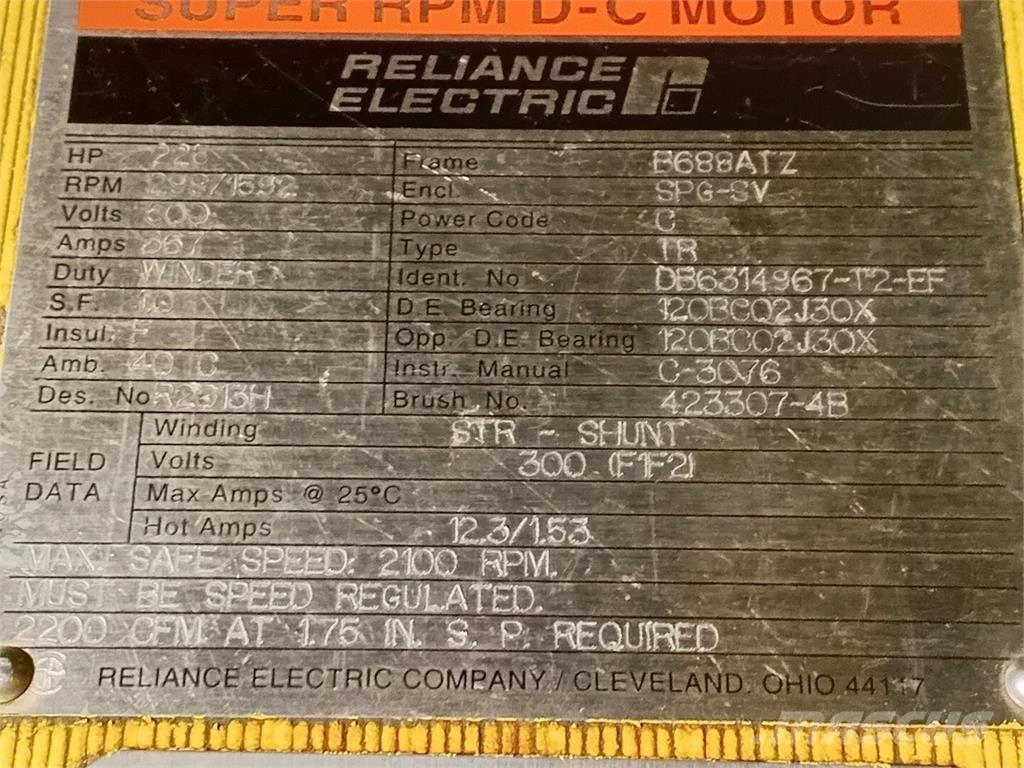  RELIANCE ELECTRIC 工业发动机