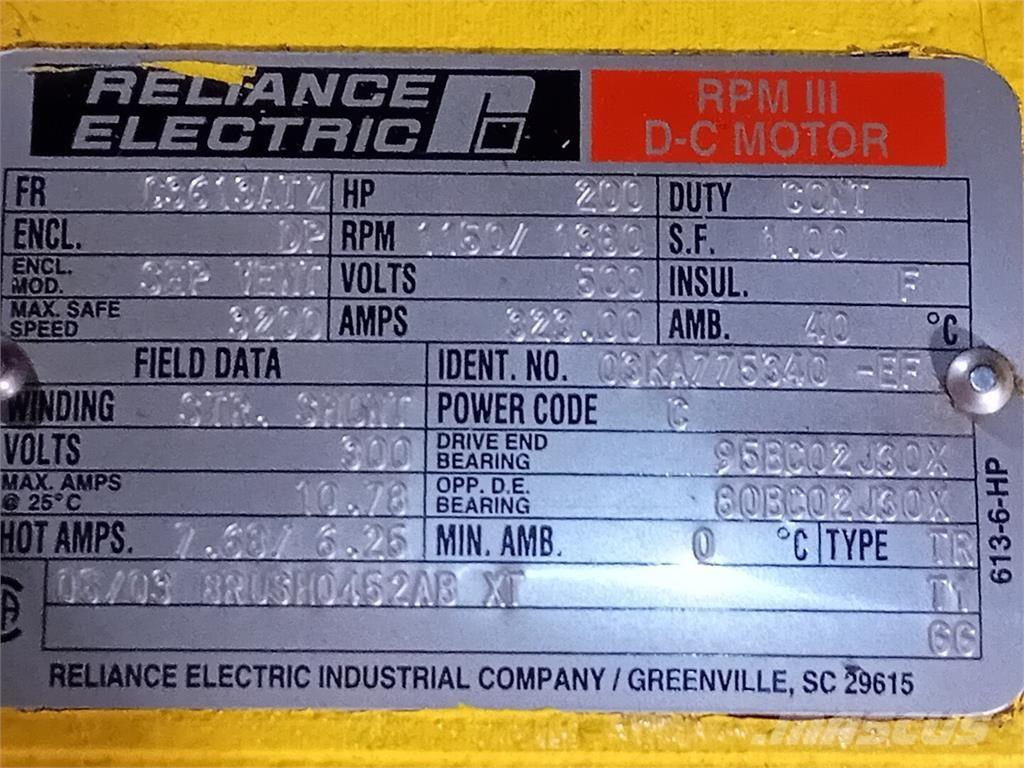  RELIANCE ELECTRIC 工业发动机