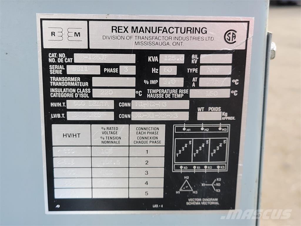REX B-125JF 建筑机械-其他