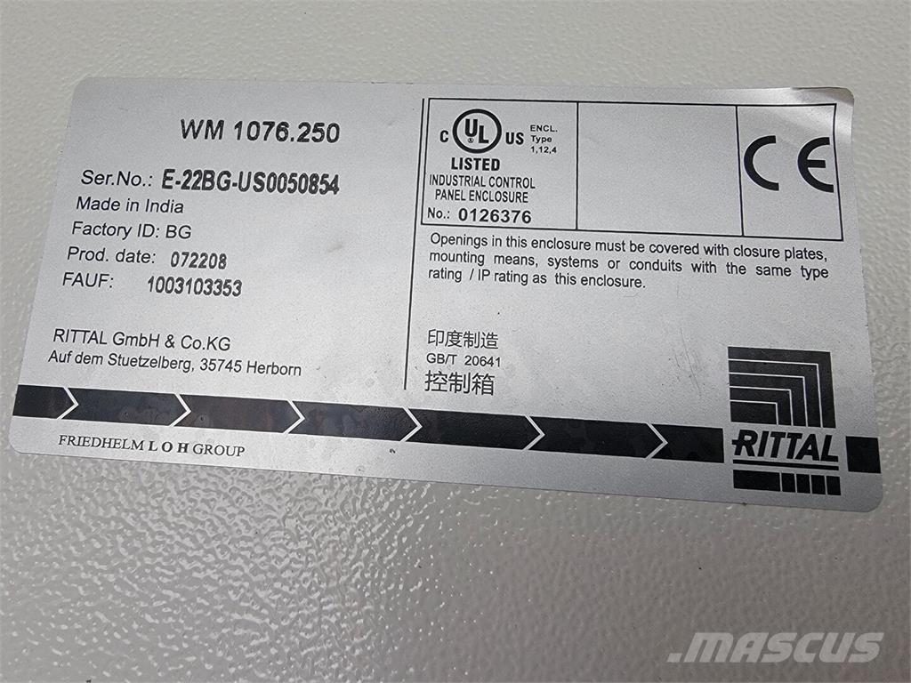  RITTAL WM 1076.250 建筑机械-其他