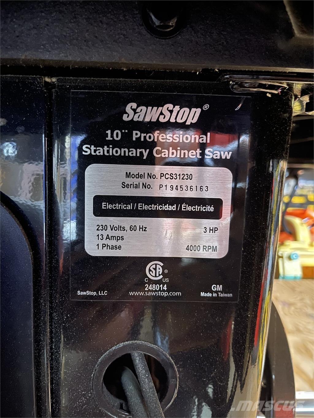  SAWSTOP PCS31230 建筑机械-其他