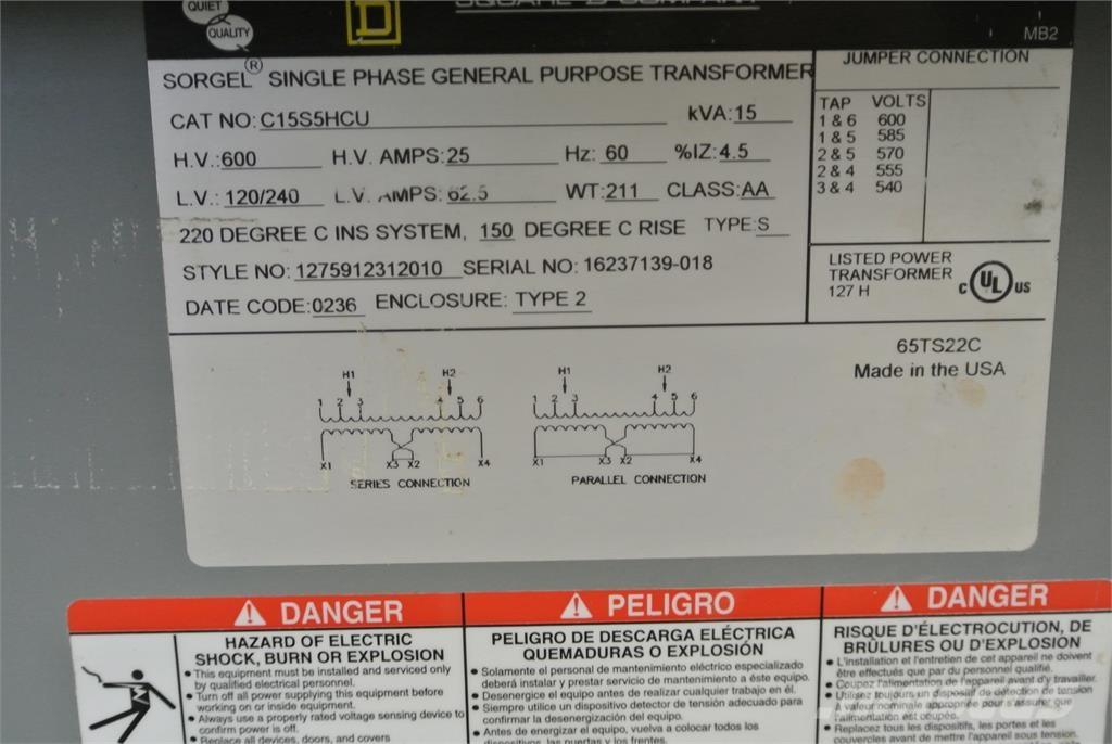  SQUARE D C15S5HCU 建筑机械-其他