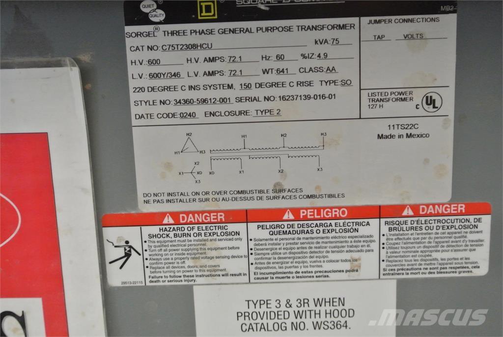  SQUARE D C75T2308HCU 建筑机械-其他
