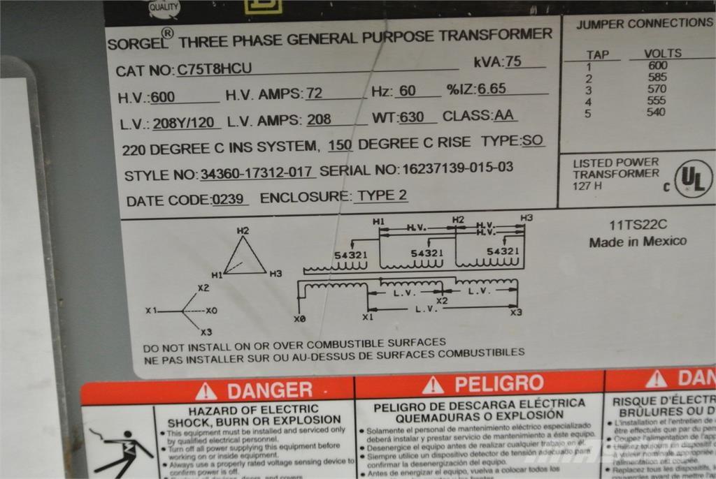  SQUARE D C75T8HCU 建筑机械-其他