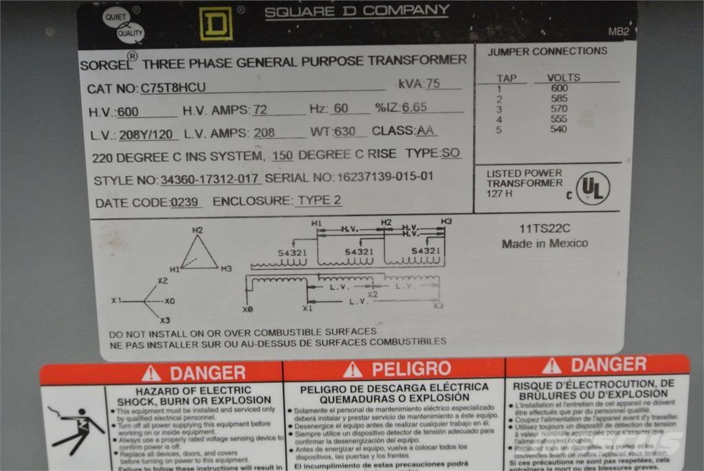  SQUARE D C75T8HCU 建筑机械-其他