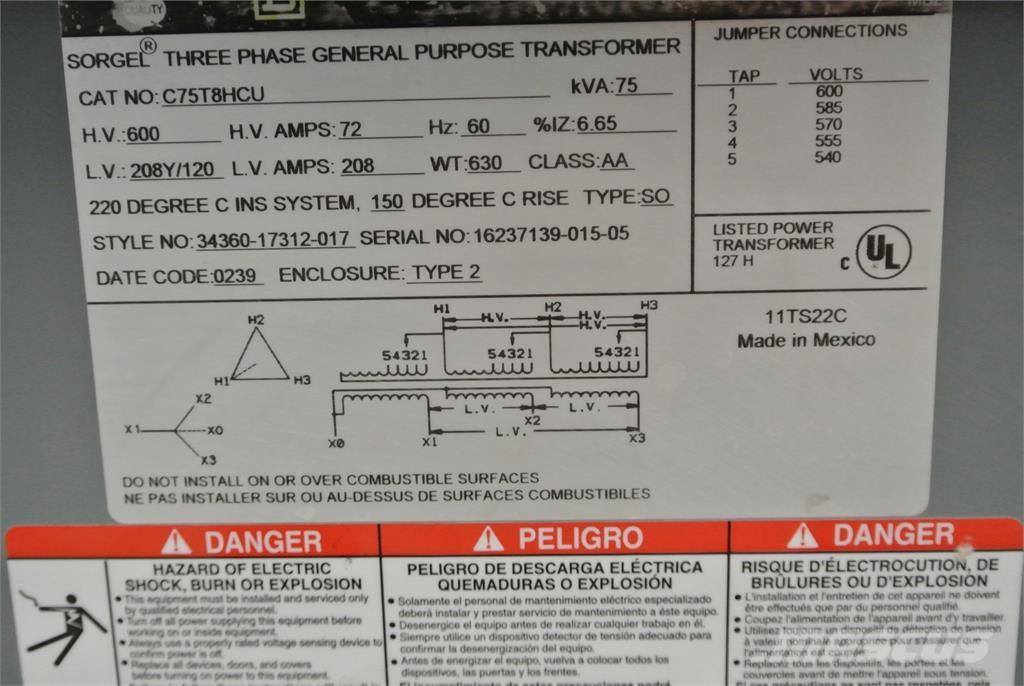  SQUARE D C75T8HCU 建筑机械-其他