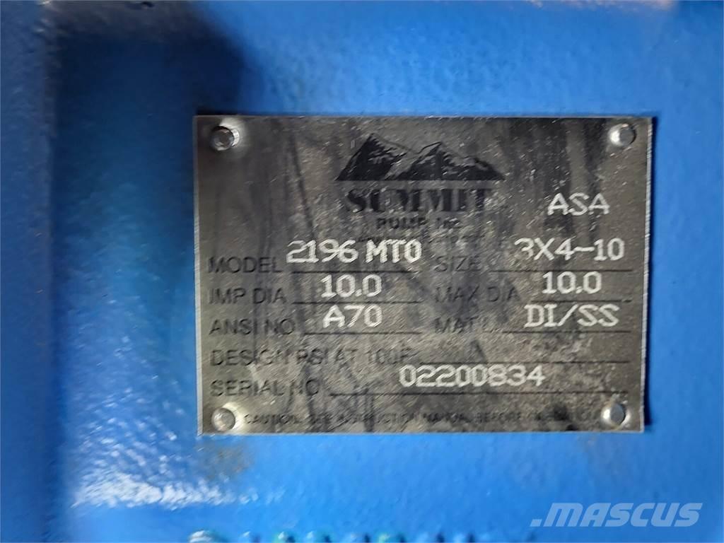  SUMMIT PUMP 2196MTO 钻孔机械设备配件