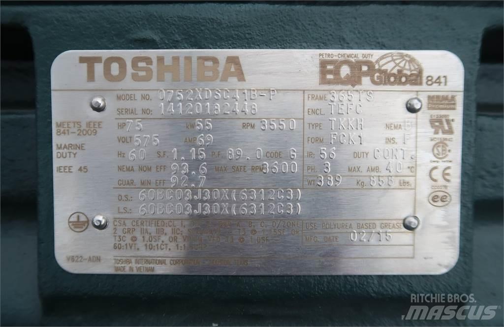  TOSHIBA 0752XDSC41B-P 工业发动机