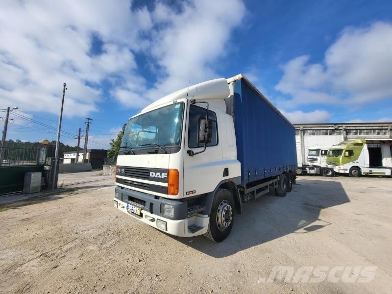 DAF 75 ATI 300 篷布货车