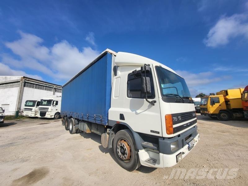 DAF 75 ATI 300 篷布货车