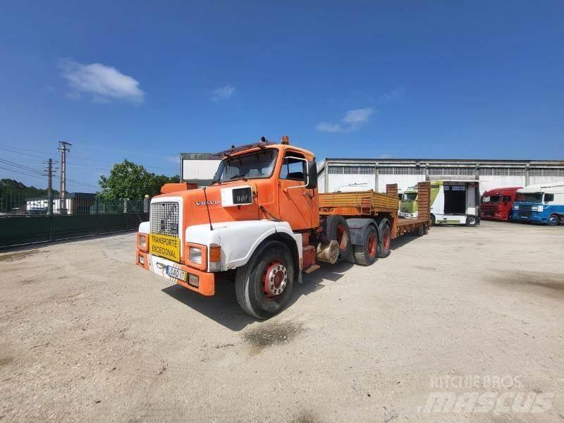 Volvo N12 平板栏板货车