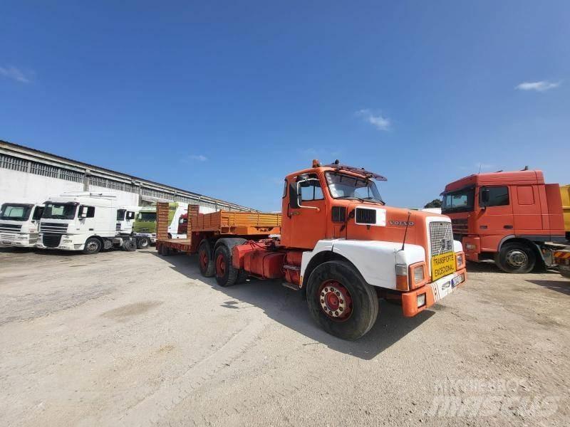 Volvo N12 平板栏板货车