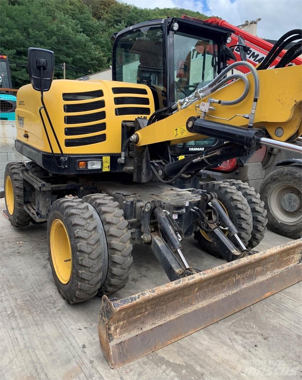 Yanmar B95W 轮式挖掘机