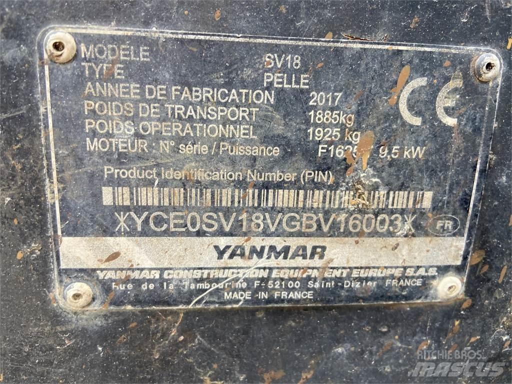 Yanmar SV18 小型挖掘机