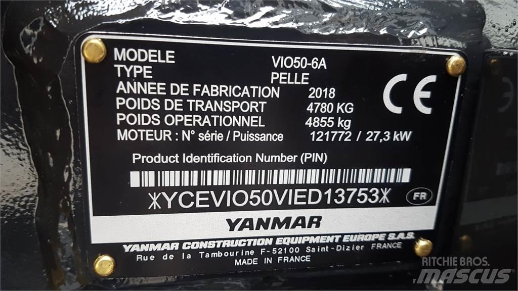 Yanmar ViO50-6 小型挖掘机