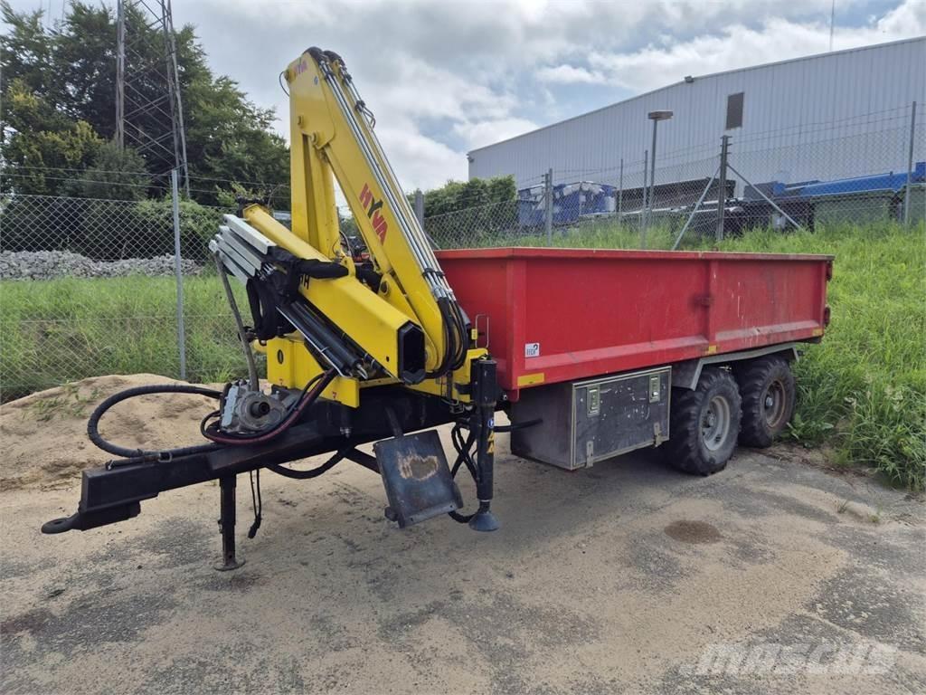 Navtek m. Hyva kran 箱式拖车