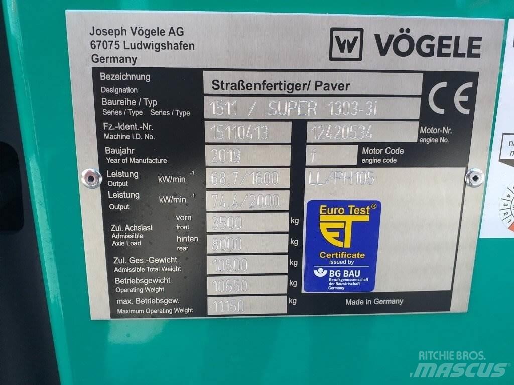 Vögele Super 1303-3i 沥青摊铺机