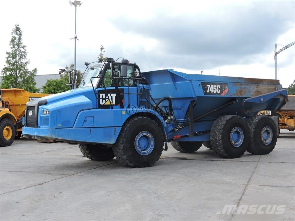 CAT 745C TAILGATE 铰接式自卸车
