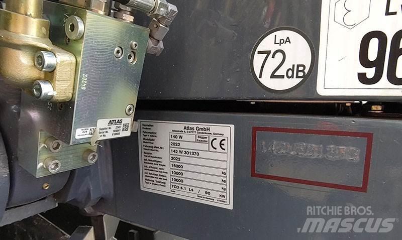 Atlas 140 W 轮式挖掘机