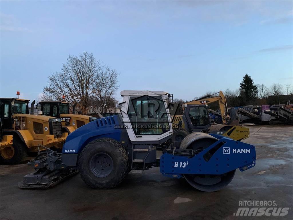 Hamm H 13i + Platten 单轮压路机