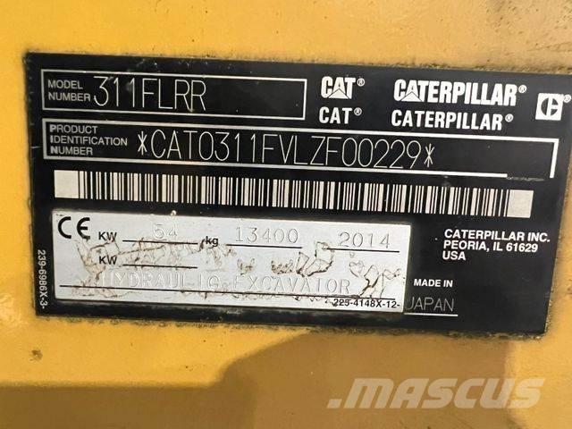 CAT 311 F 履带挖掘机