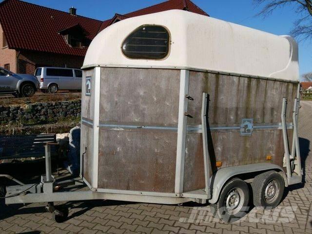  Holz Poly 2 Pferde 动物运输拖车