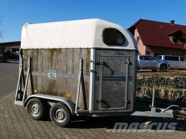 Holz Poly 2 Pferde 动物运输拖车