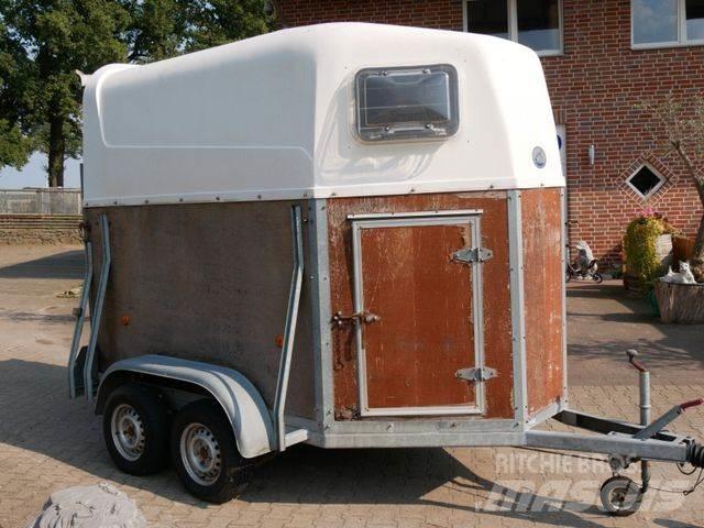  Holz Poly 2 Pferde 动物运输拖车
