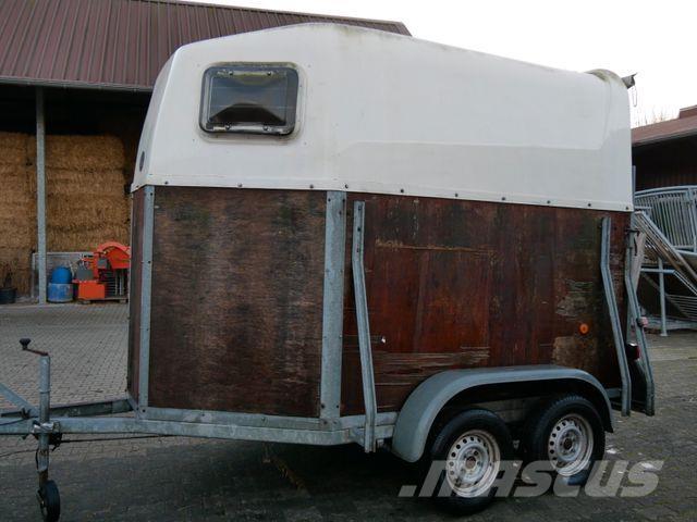  Holz Poly 2 Pferde 动物运输拖车