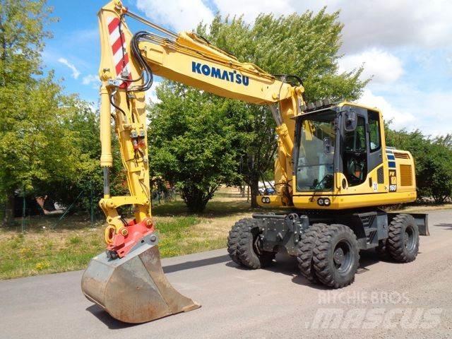 Komatsu PW 160-10 轮式挖掘机